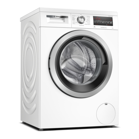 Bosch WUU28T01GR Operating and maintenance instructions