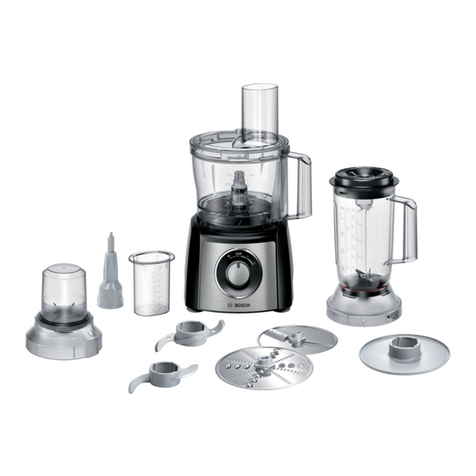 Bosch MultiTalent 3 MCM3 Series User manual
