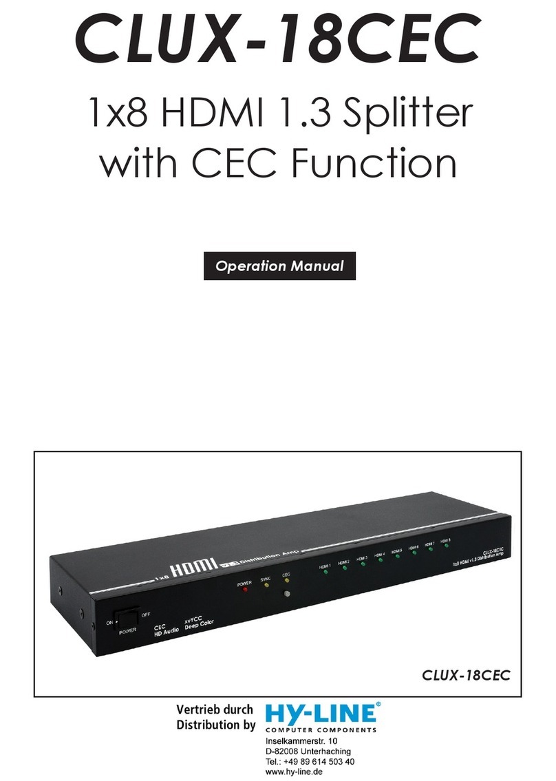 CYP CLUX-18CEC User manual