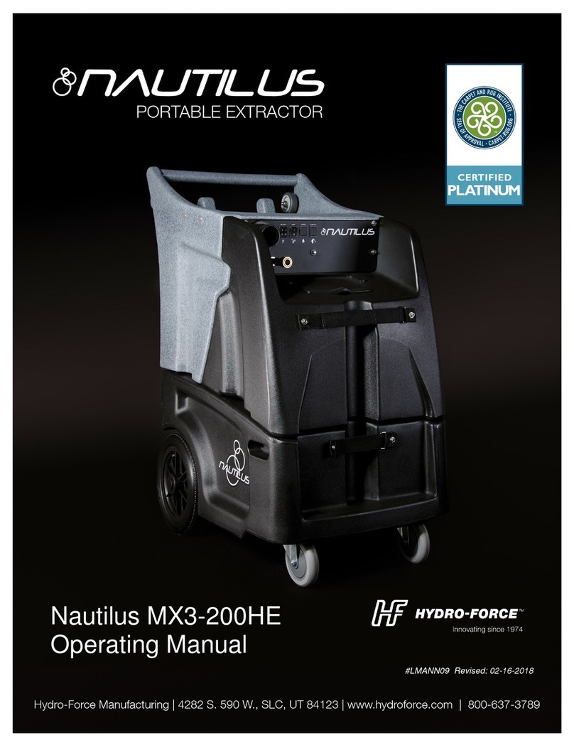 Hydro-Force Nautilus MX3-200HE operating manual