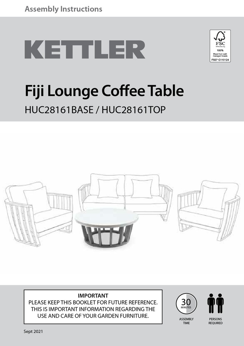 Kettler Fiji HUC28161BASE User manual