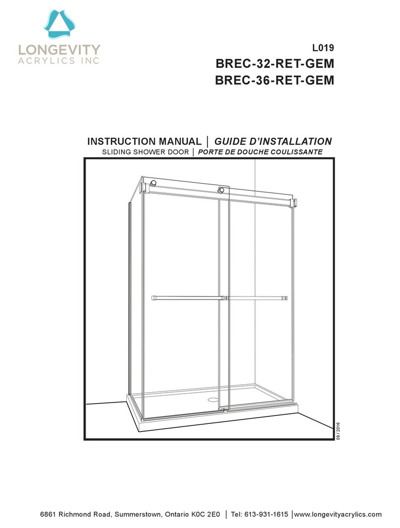 Longevity Acrylics BREC-32-RET-GEM instruction manual Longevity Acrylics BREC-32-RET-GEM instruction manual