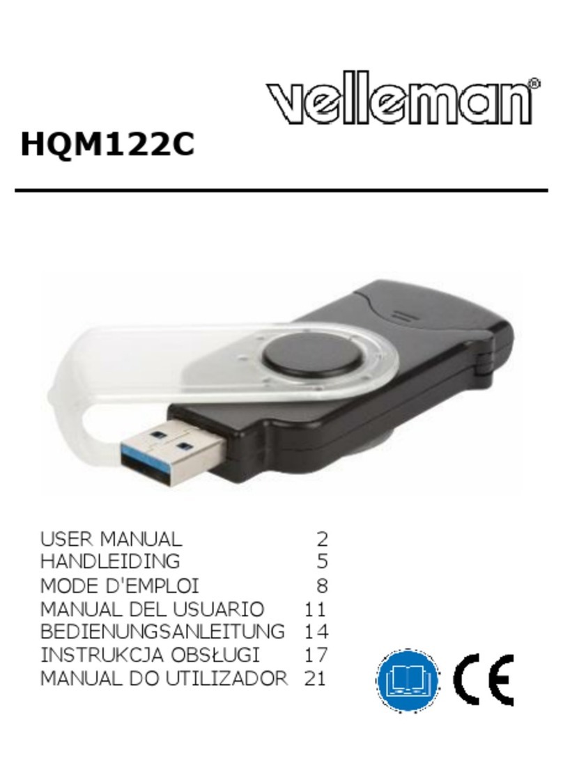 Velleman HQM122C user manual