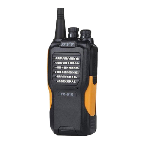 HYT TC-610 VHF owner's manual