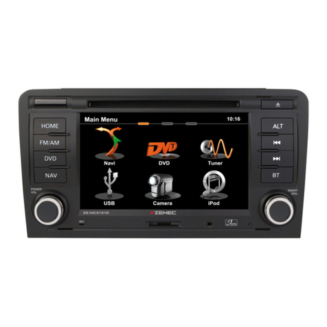 ZENEC ZE-NC3131D Mounting instructions