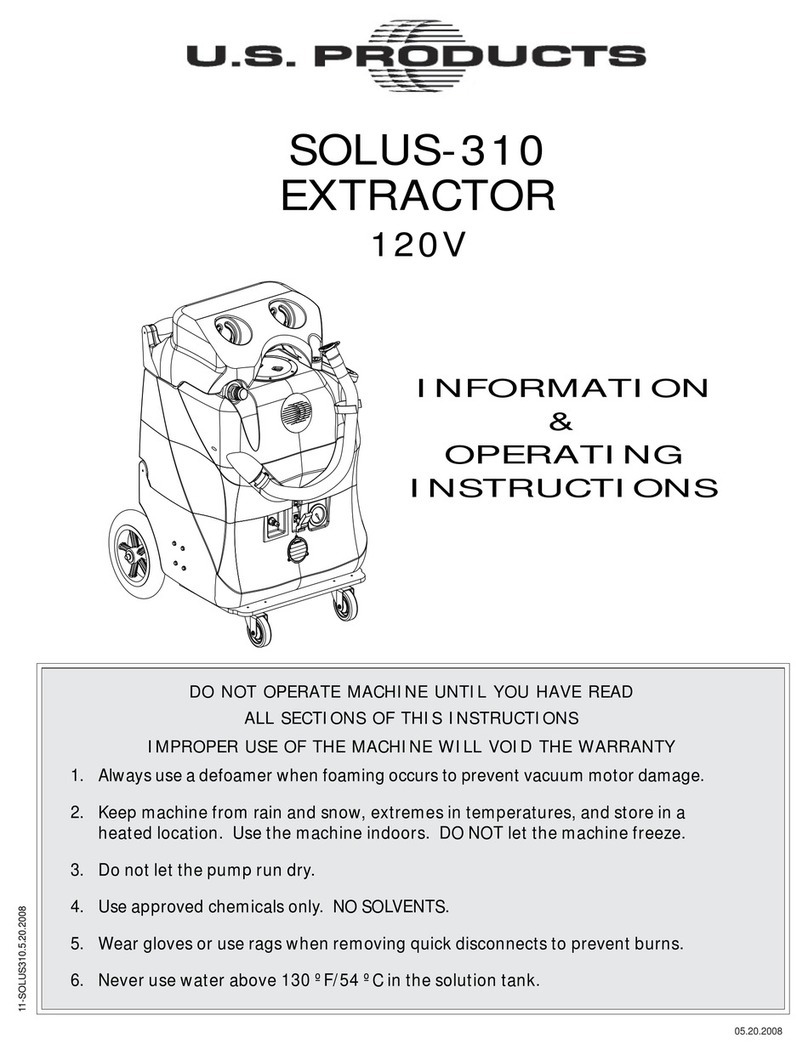 U.S. Products SOLUS-310 Operating instructions