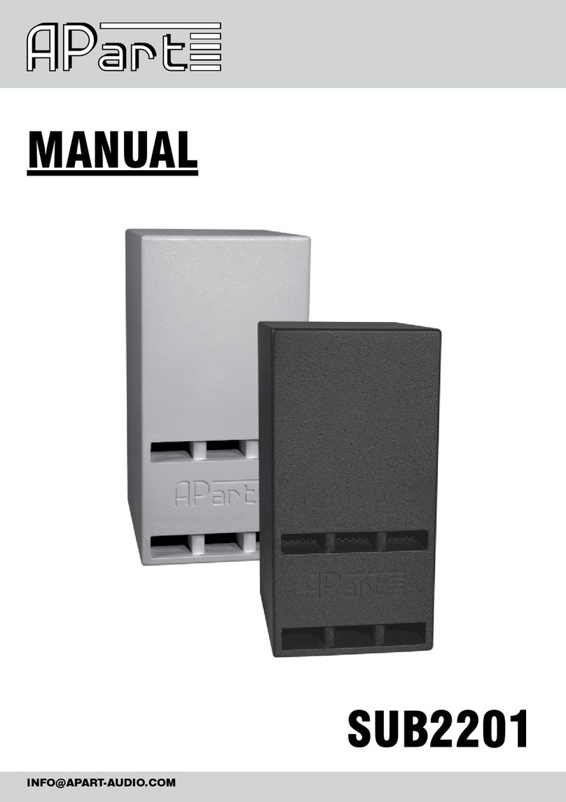 APART SUB2201-W manual