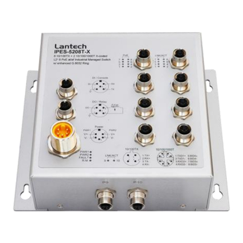 Lantech IPES-5208T-X Series user manual Lantech IPES-5208T-X Series user manual