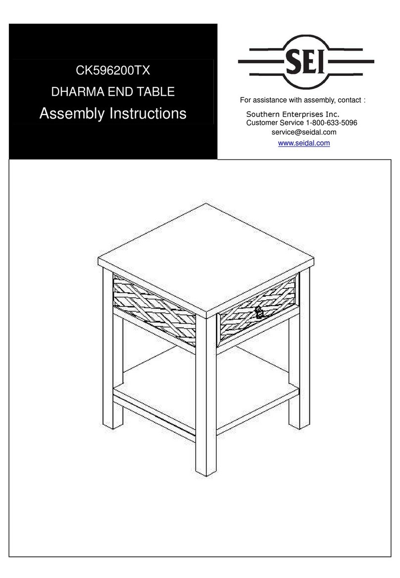 SEI CK596200TX Assembly instructions