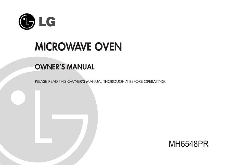 LG MH6548PR User manual