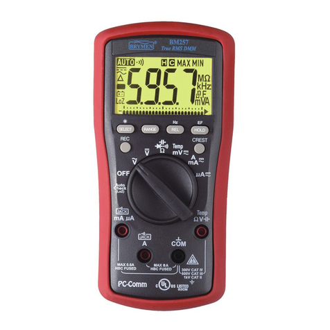 Brymen TOP TRONIC TBM251 user manual