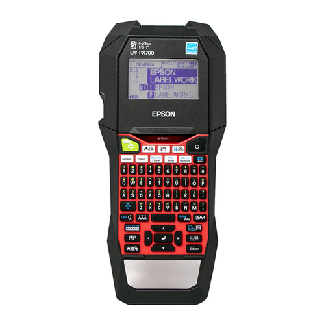 Epson LabelWorks LW-PX700 user guide