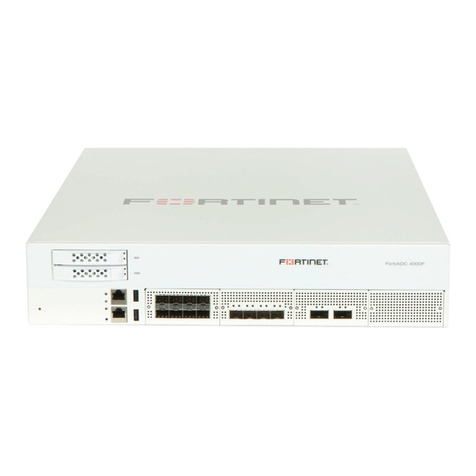 Fortinet FortiADC 4000F User manual