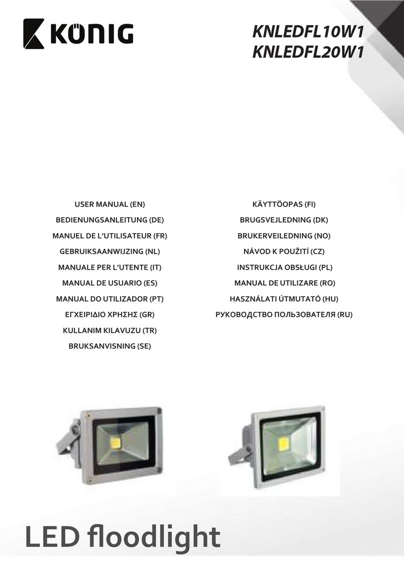 König KNLEDFL10W1 user manual