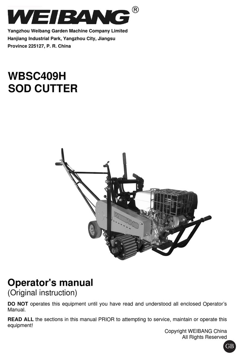 WEIBANG WBSC409H Operator's manual