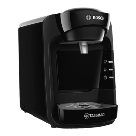 Bosch Tassimo Suny TAS 37 Series instruction manual