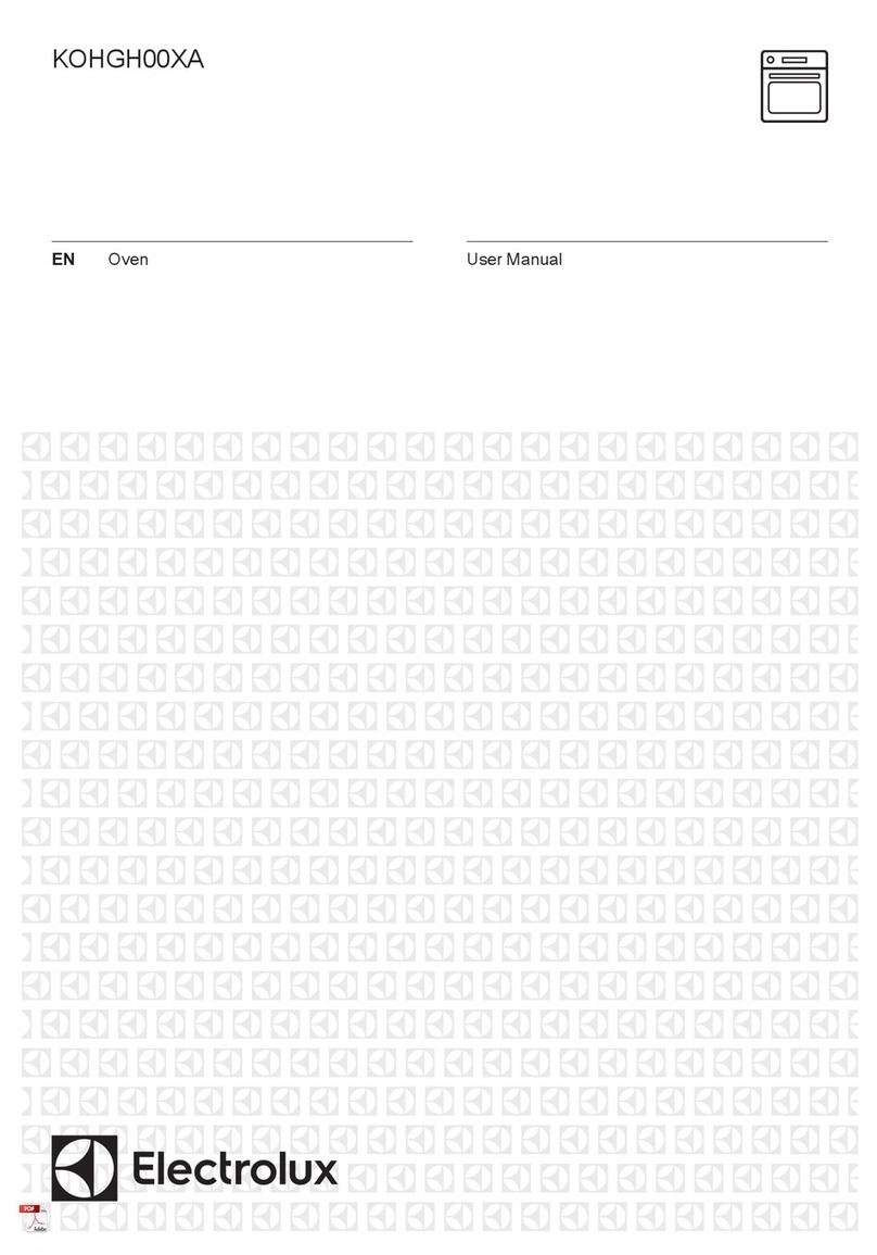 Electrolux KOHGH00XA User manual