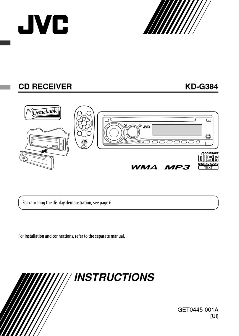 JVC KD-G384 User manual