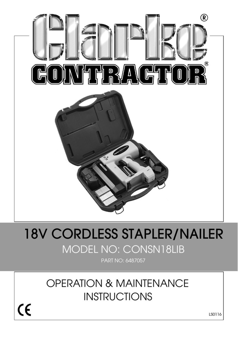 Clarke Contractor CONSN18LIB Instruction Manual