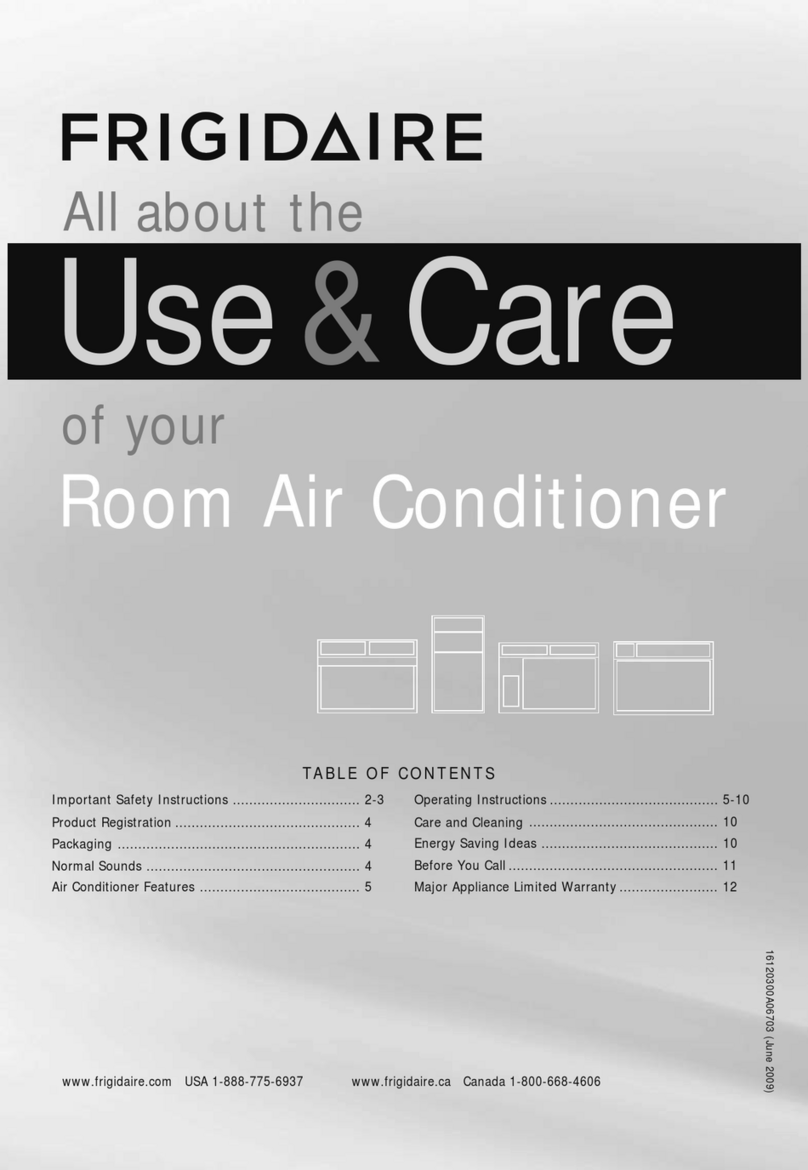 Frigidaire FFRE06W3S14 Owner's manual
