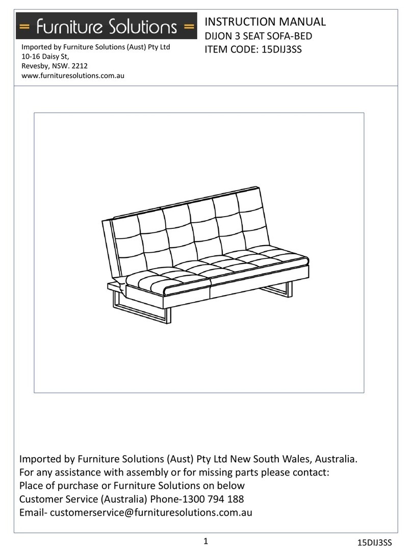 Furniture Solutions 15DIJ3SS instruction manual