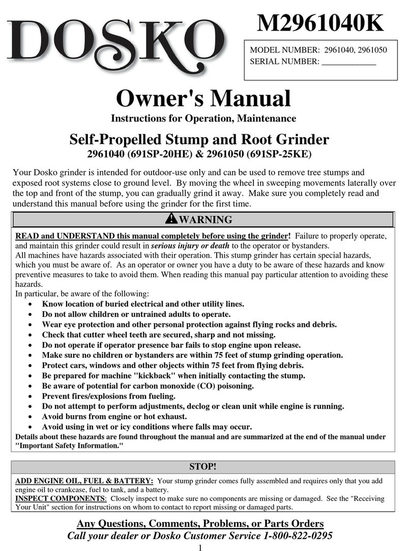 DOSKO M2961040K User manual DOSKO M2961040K User manual