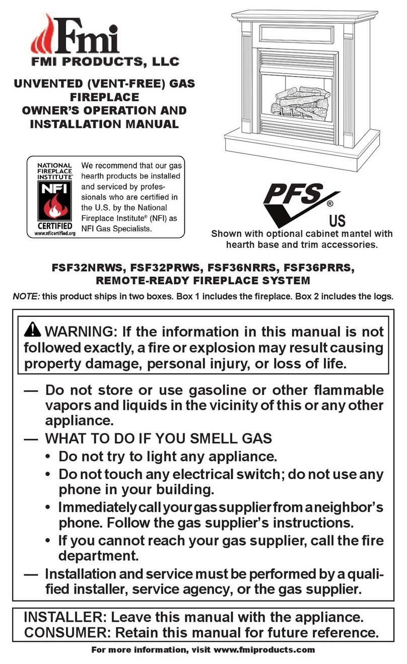 FMI FSF32NRWS User manual