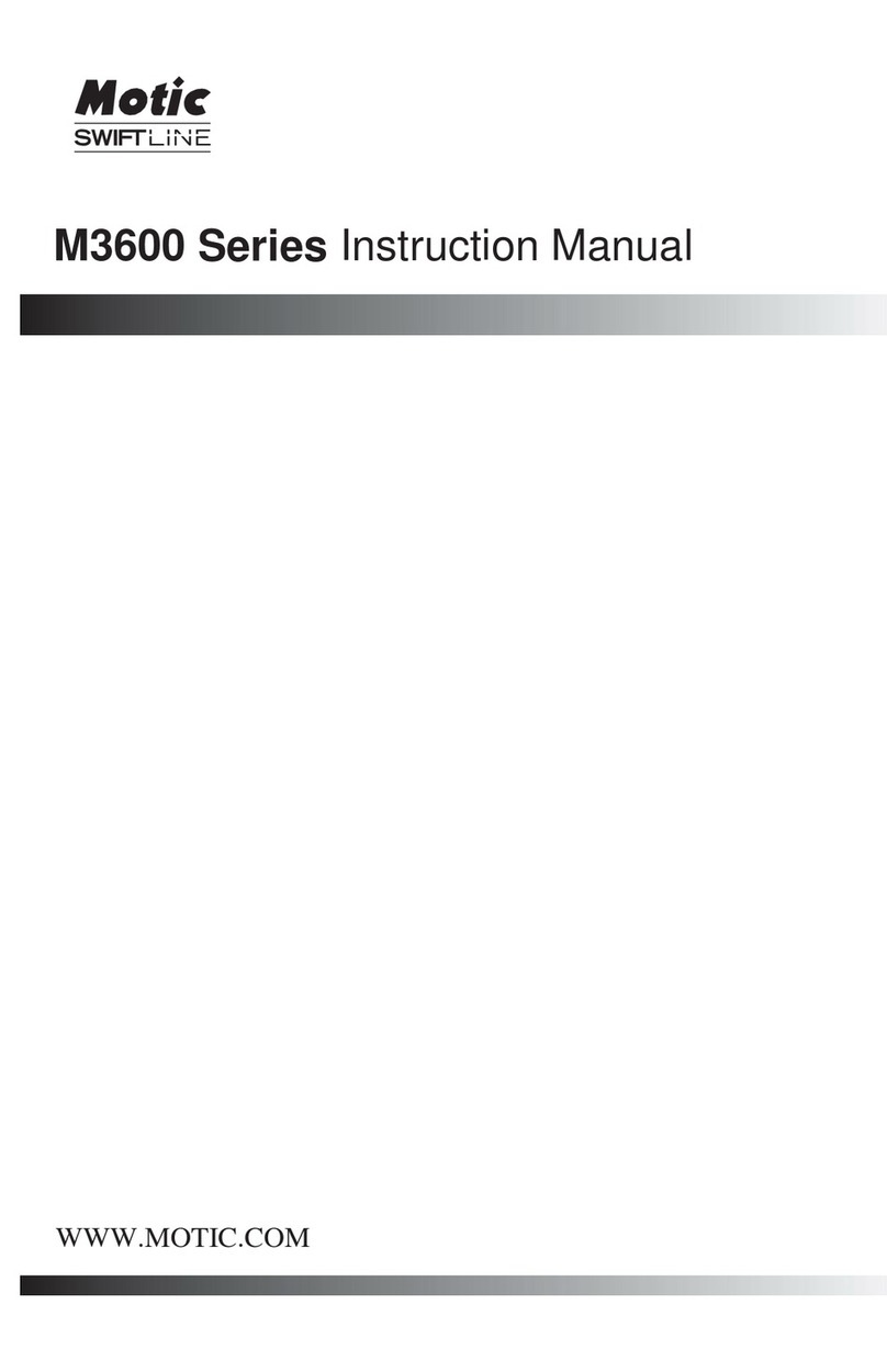 Motic M3600 Series instruction manual