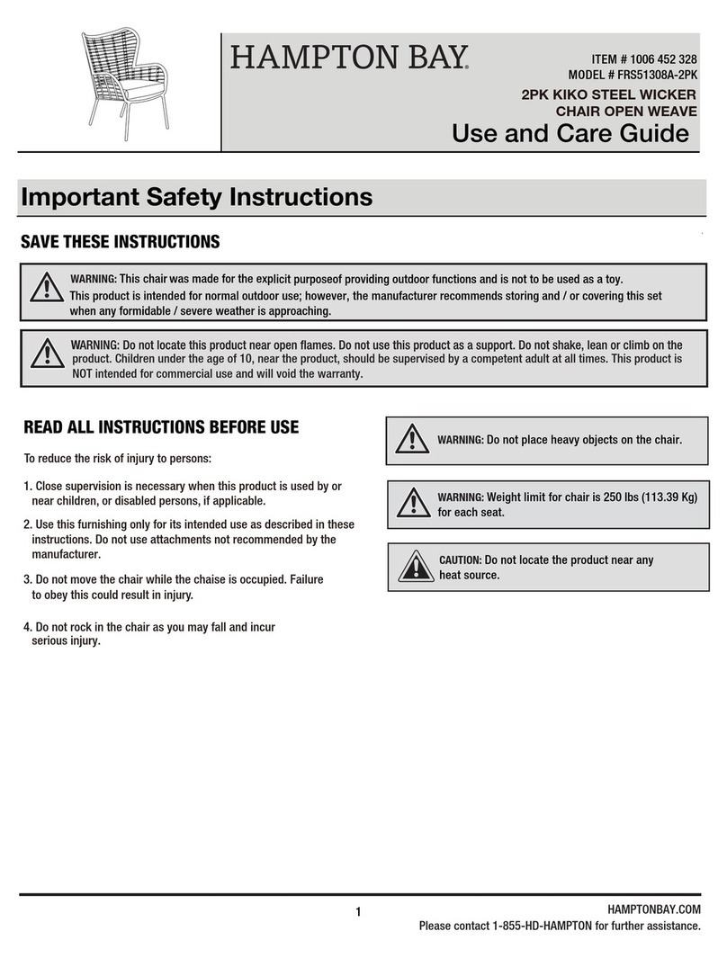 HAMPTON BAY FRS51308A-2PK User manual