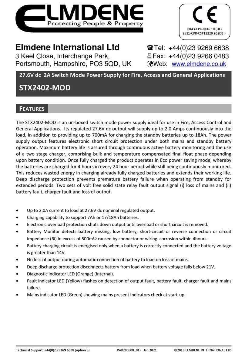 Elmdene STX2402-MOD User manual