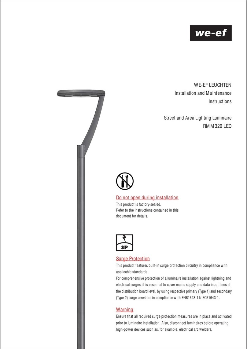WE-EF RMM320 LED User manual