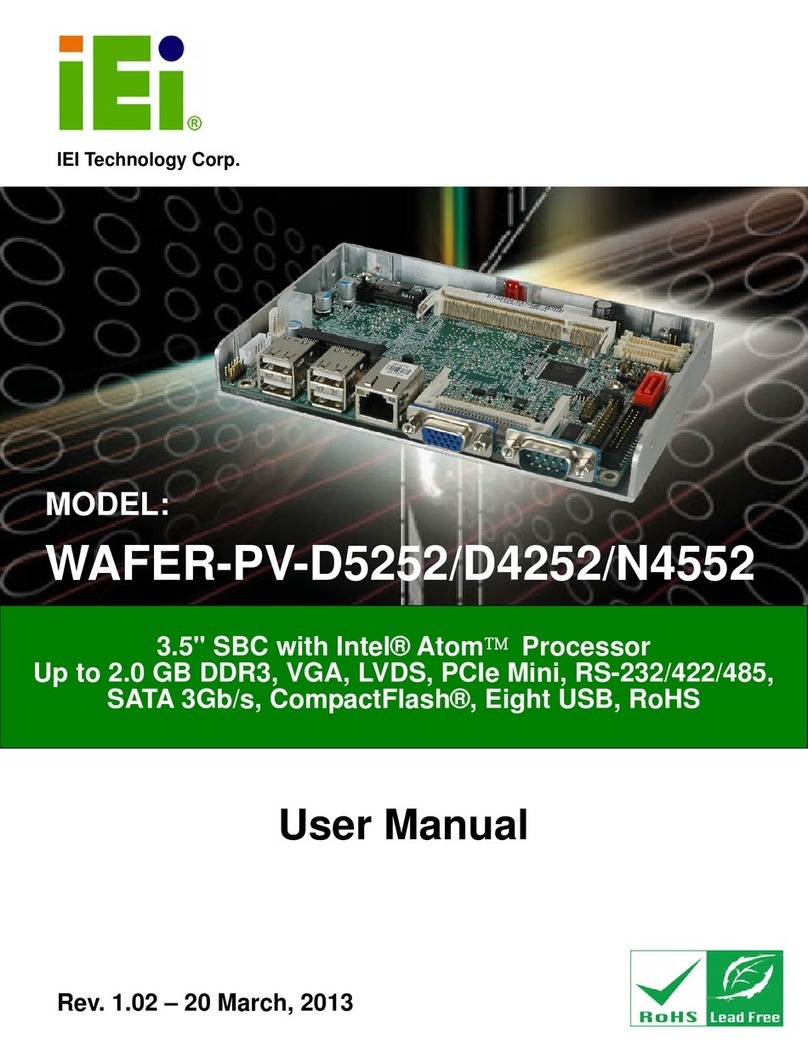 IEI Technology WAFER-PV-D4252 user manual