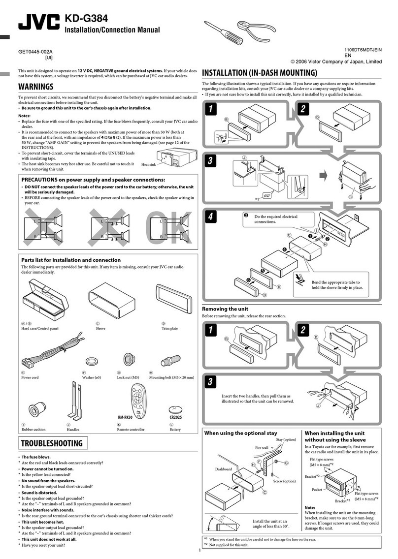 JVC KD-G384 Guide