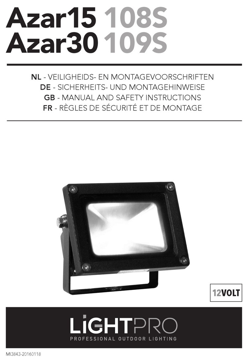 LightPro Azar15 Operator's manual