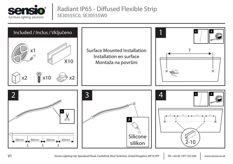 Sensio SE30555C0 quick start guide