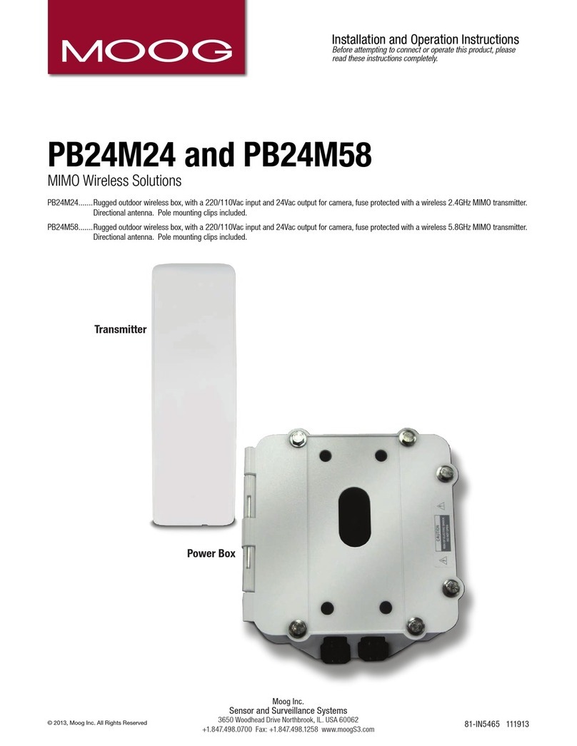 Moog PB24M24 Installation & operation instructions Moog PB24M24 Installation & operation instructions