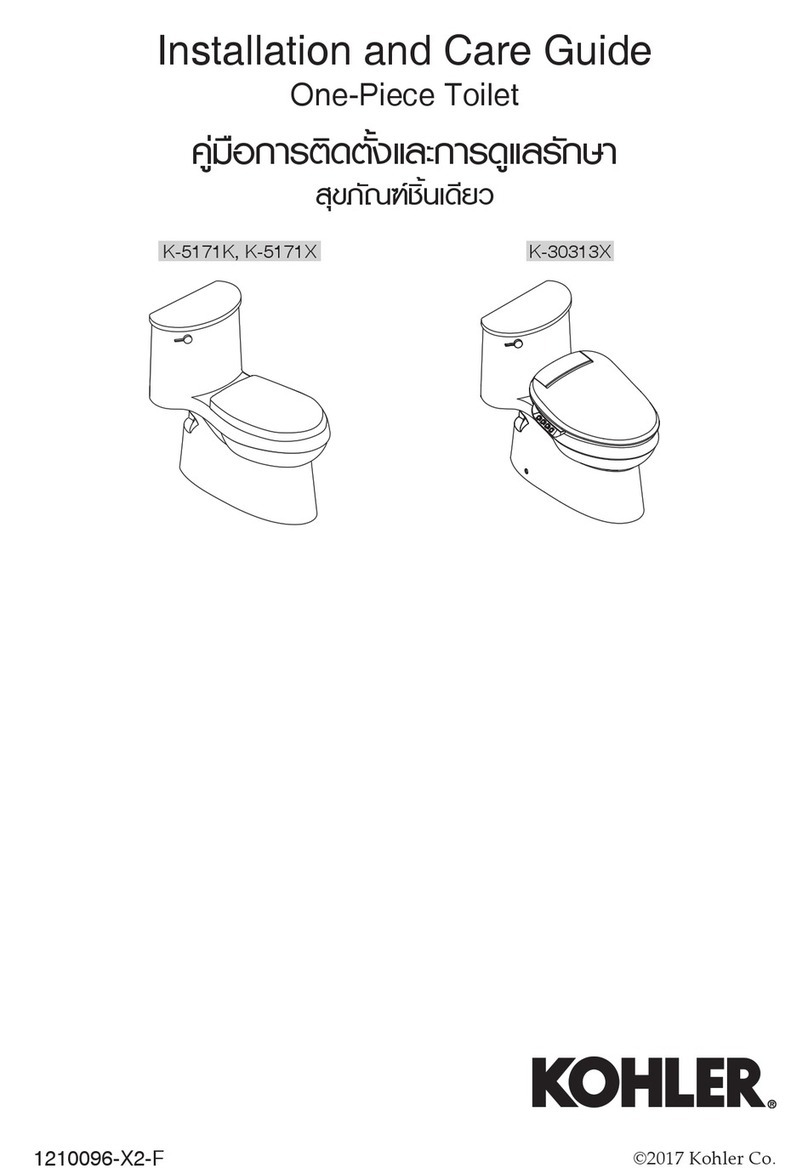 Kohler K-5171K Assembly instructions Kohler K-5171K Assembly instructions