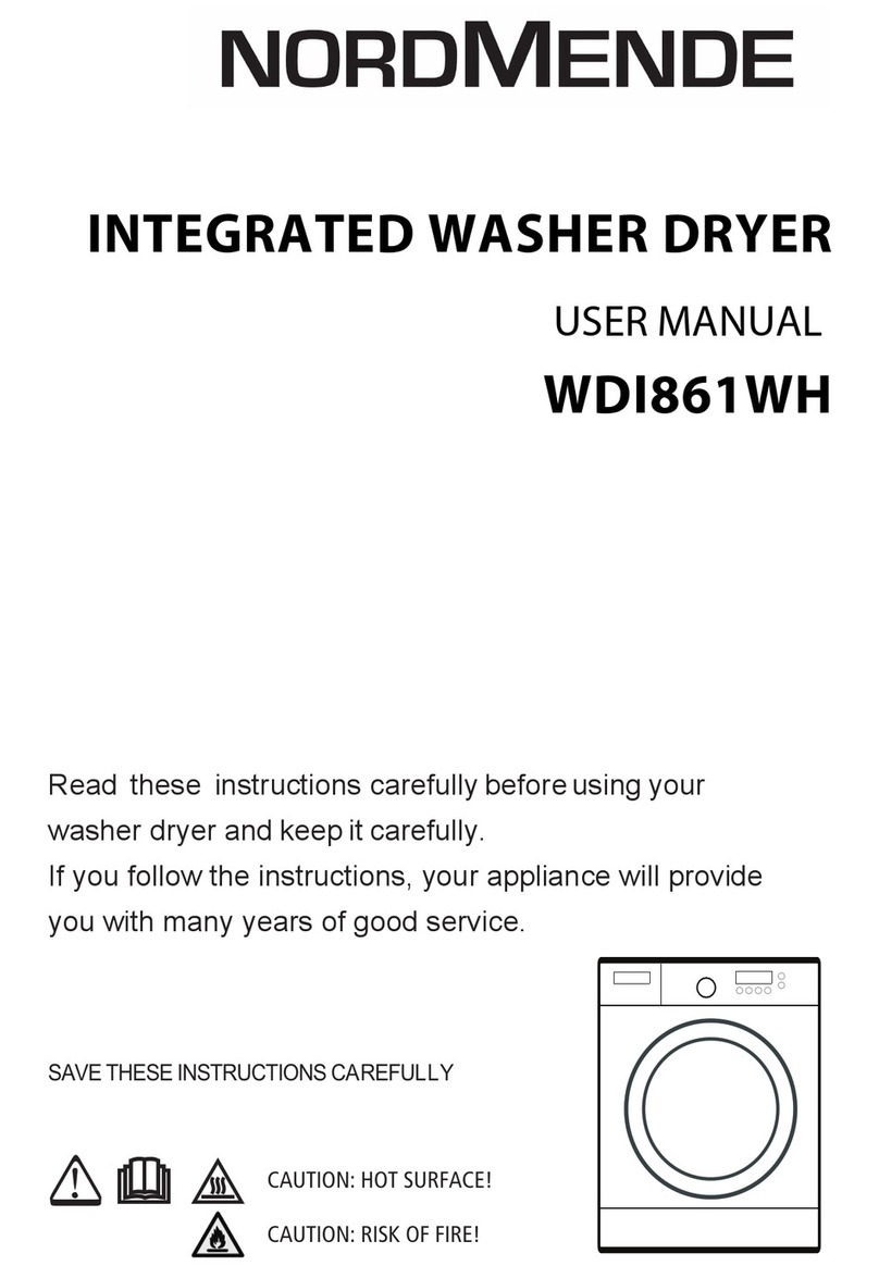 Nordmende WDI861WH User manual