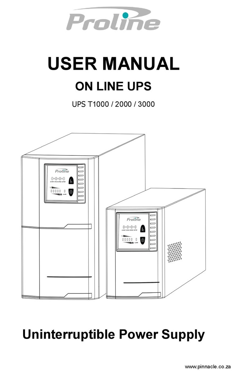 Proline UPS T1000 user manual