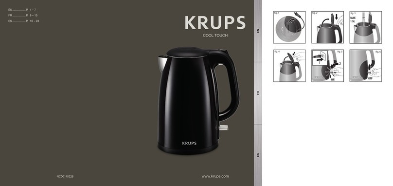 Krups COOL TOUCH BW260850 User manual