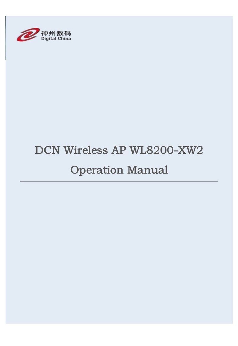 DCN WL8200-XW2 Operation manual
