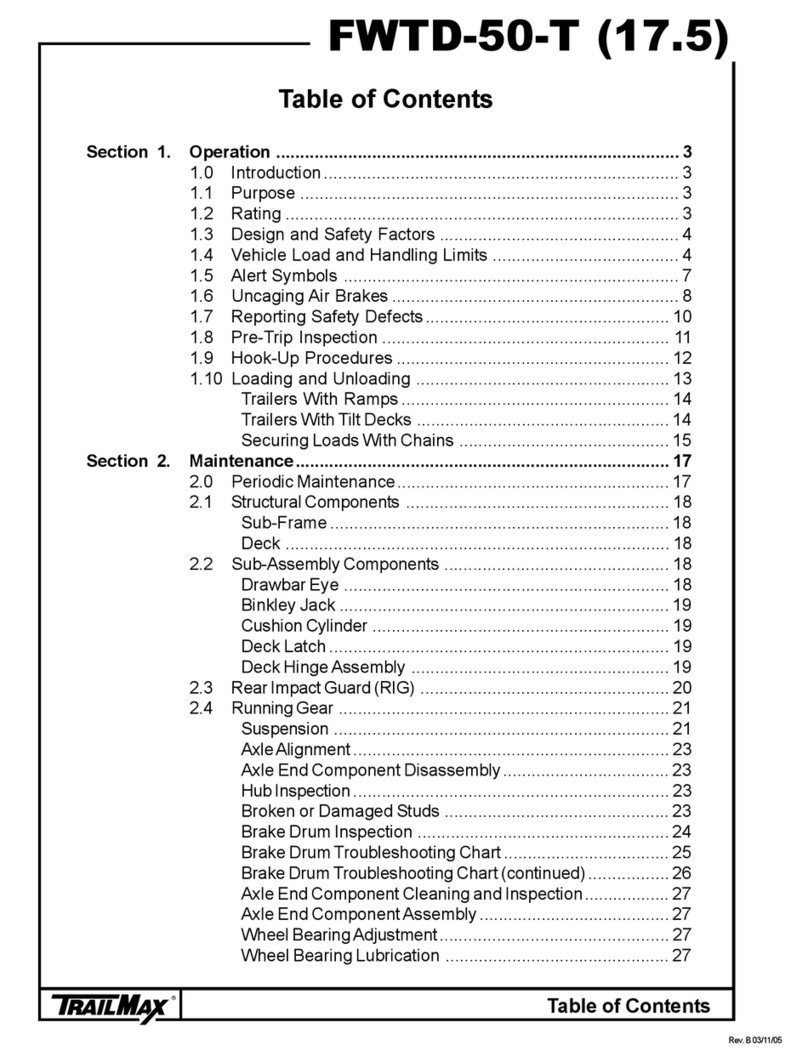 TrailMax FWTD-50-T manual