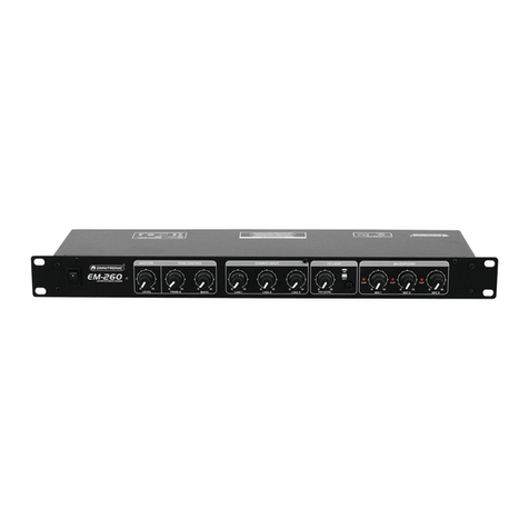 Omnitronic EM-260B user manual
