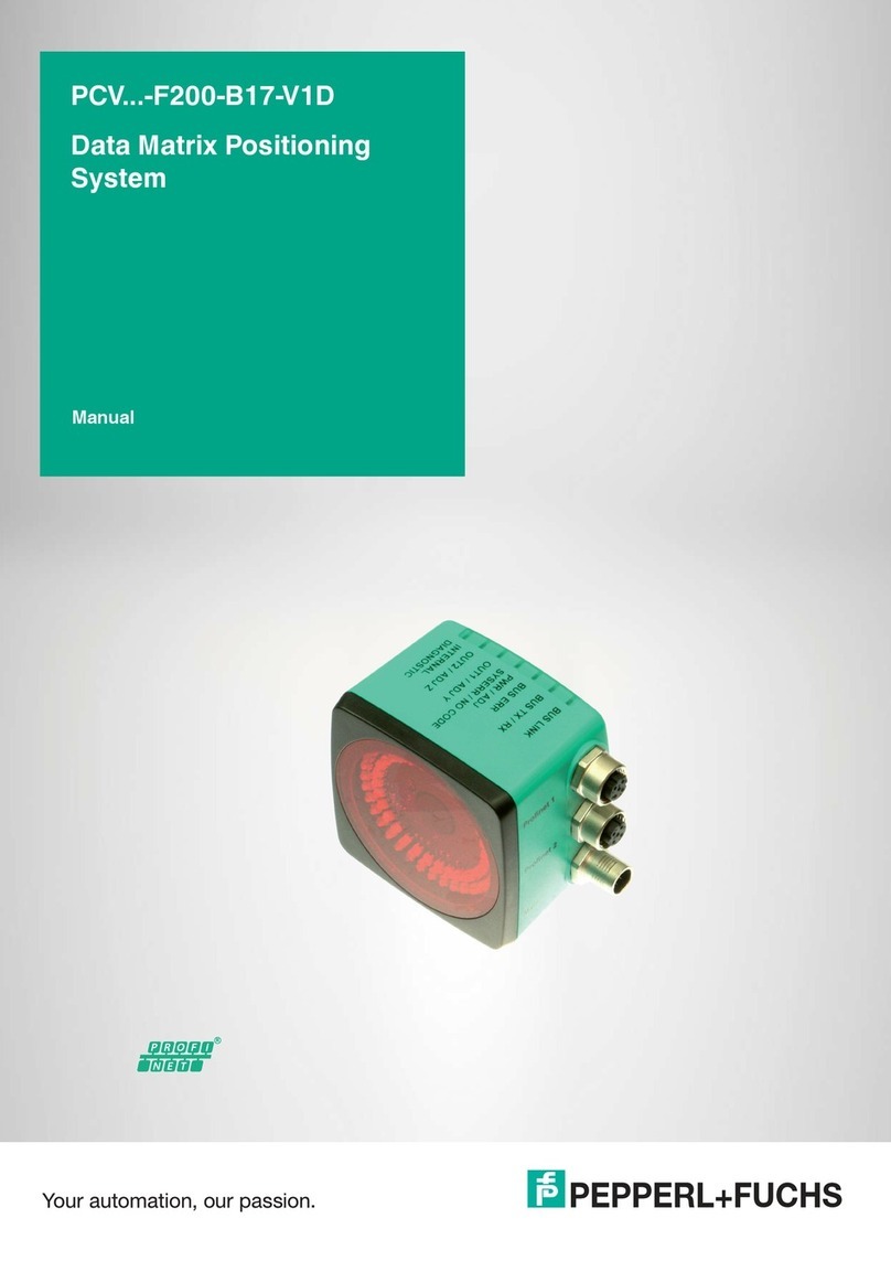 Pepperl+Fuchs Profinet PCV50-F200-B17-V1D manual
