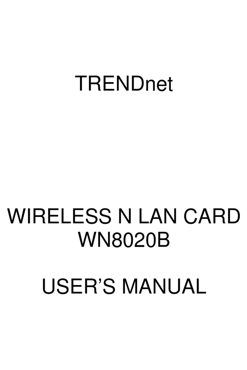 TRENDnet WN8020B User manual
