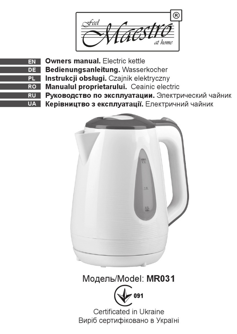 Maestro MR031 owner's manual