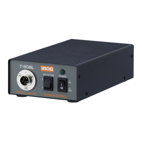 HIOS T-80BL Operation manual