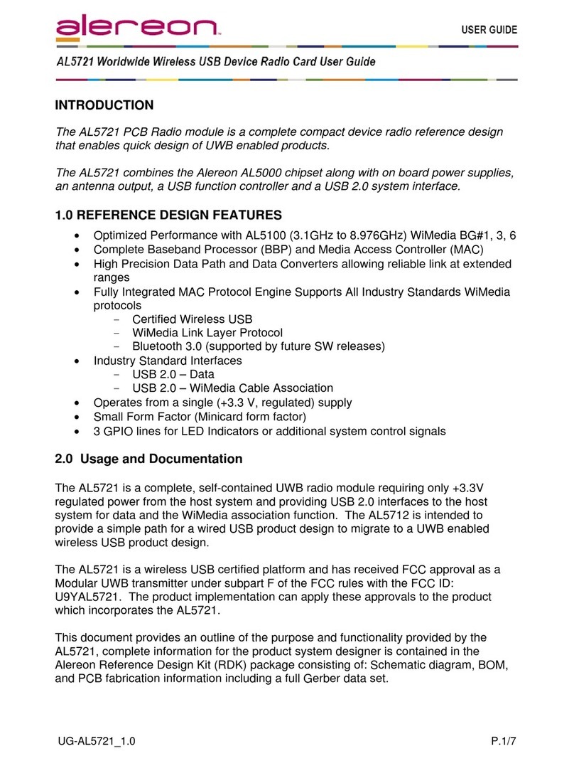 Alereon AL5721 user guide