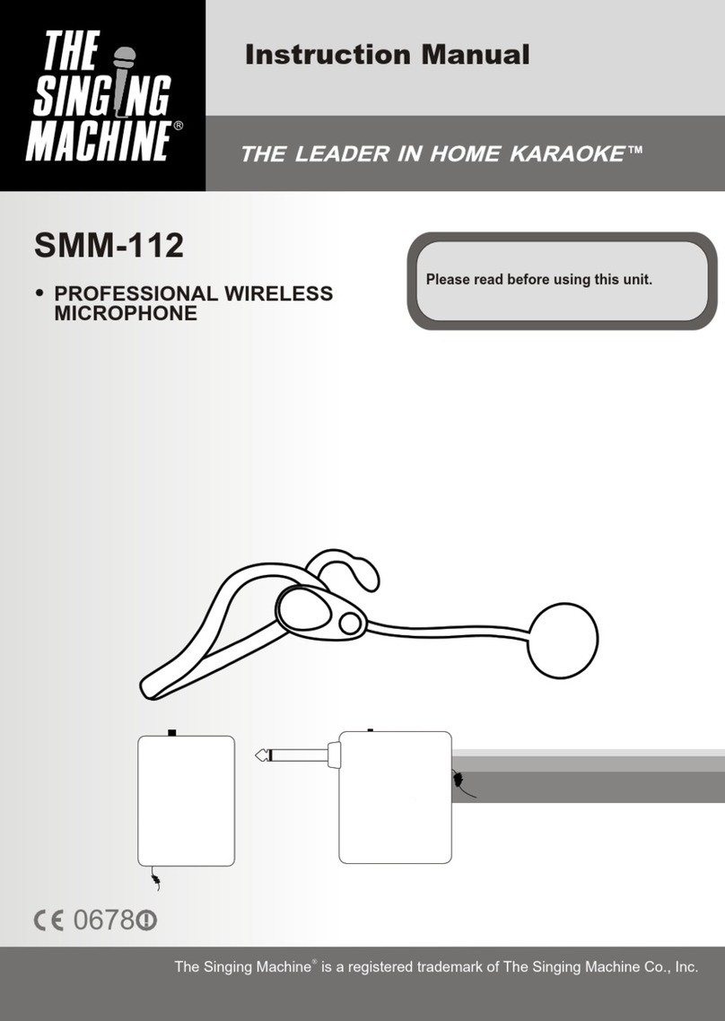 The Singing Machine SMM-112 instruction manual