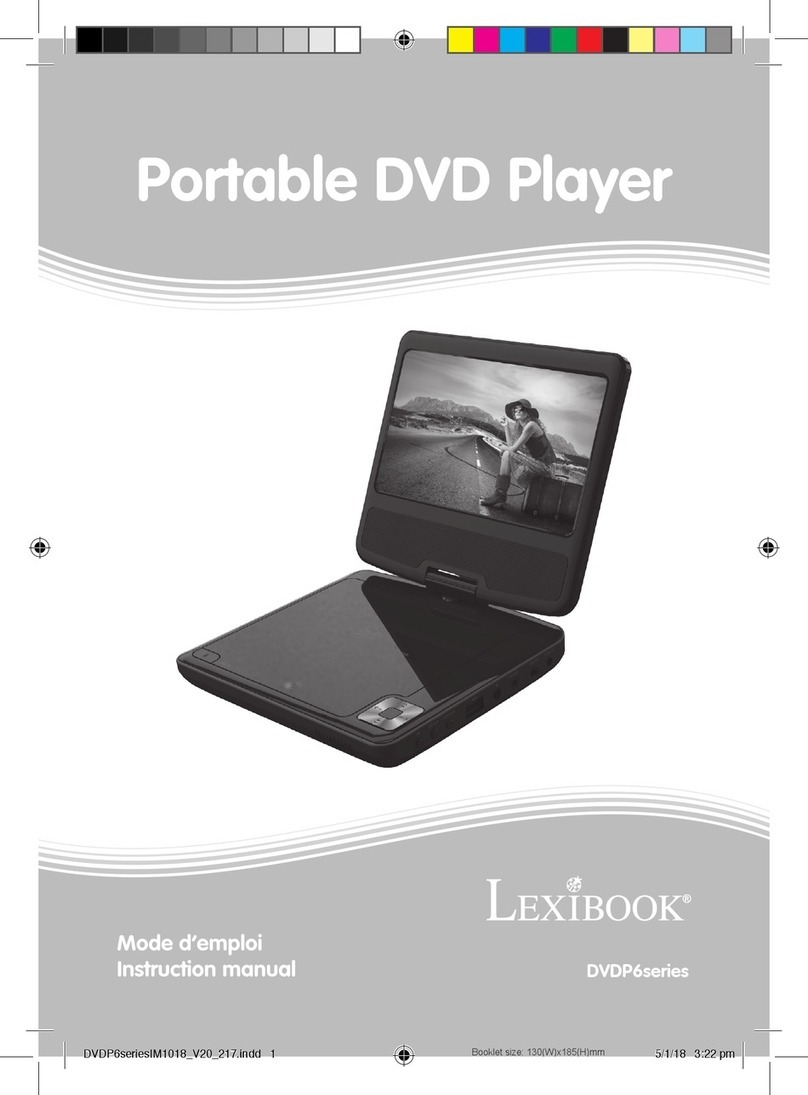 LEXIBOOK DVDP6BB instruction manual
